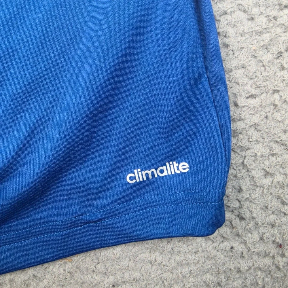 Adidas‎ Performance T-Shirt Mens Medium Climalite Blue Patterned Sleeve Sports